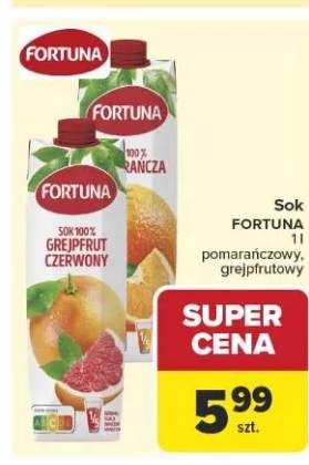 Sok pomarańczowy, grejpfrutowy