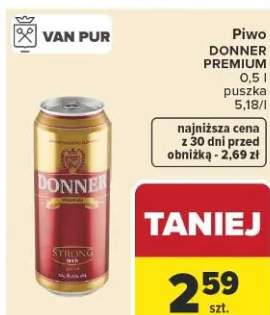 Piwo Strong Beer puszka