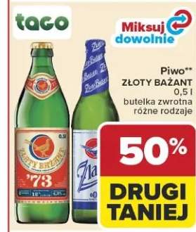 Piwo butelka zwrotna różne rodzaje