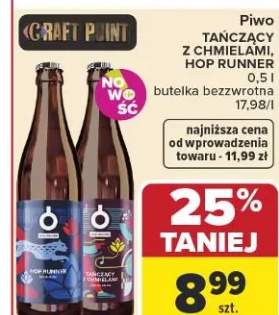 Piwo tańczący z chmielami