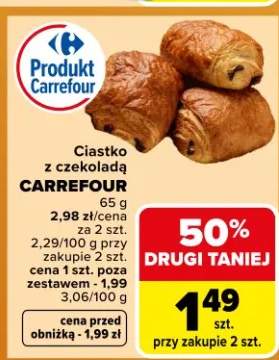 Ciastko z czekoladą Carrefour