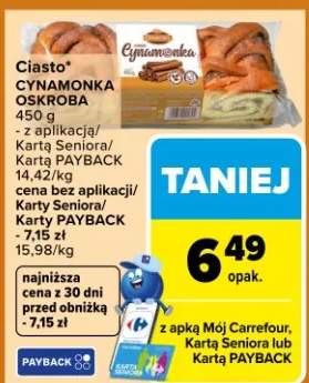 Ciasto cynamonka oskroba