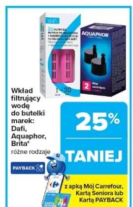 Wkład filtrujący wodę do butelki