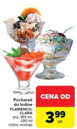 Pucharek do lodów Flamenco, Clara poj. 180 ml, 280 ml różne rodzaje