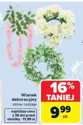 Wianek dekoracyjny różne rodzaje