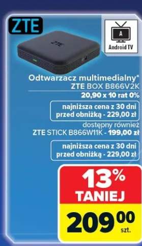 Odtwarzacz multimedialny ZTE BOX B866V2K