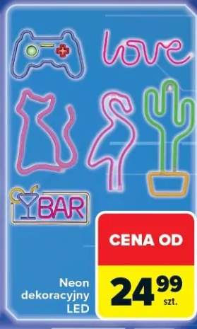 Neon dekoracyjny LED