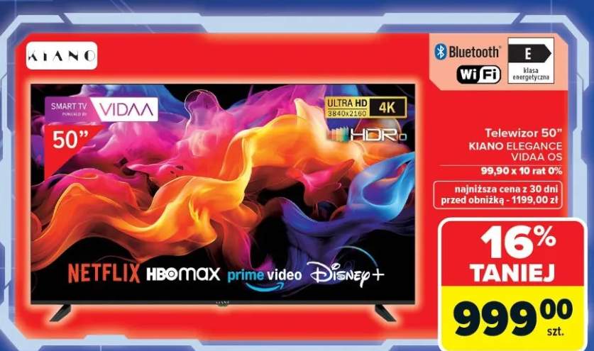 Telewizor 50" Elegance Vidaa OS