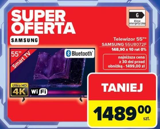 Telewizor 55'' 55U8072F