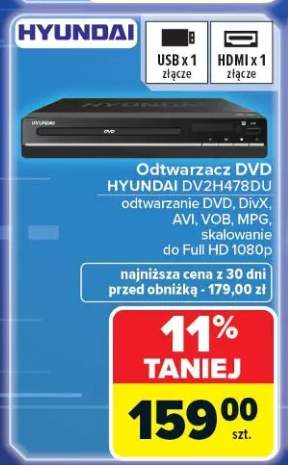 Odtwarzacz DVD DV2H478DU