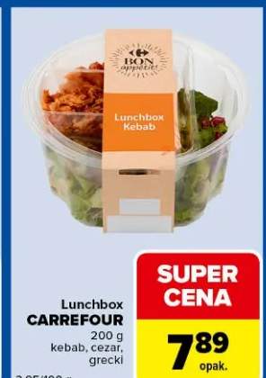 Lunchbox kebab, cezar, grecki