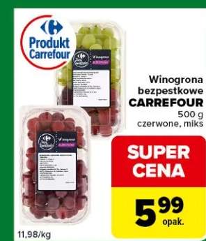 Winogrona bezpestkowe czerwone, miks