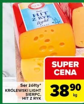 Ser żółty Królewski Light ser żółty Sierpc