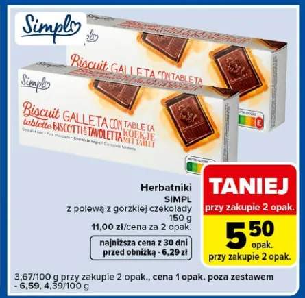 Herbatniki z polewą z gorzkiej czekolady