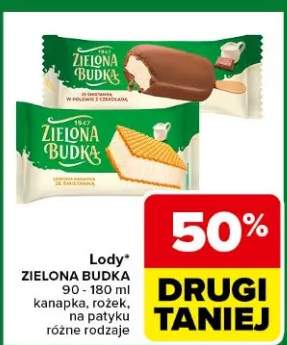 Lody kanapka, rożek, na patyku różne rodzaje