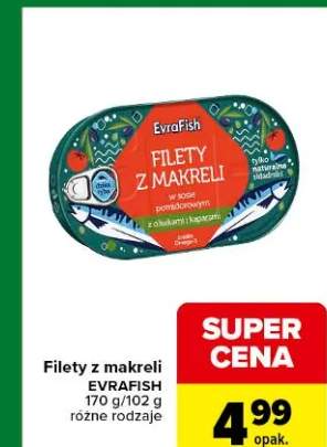 Filety z makreli różne rodzaje