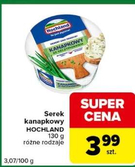 Serek kanapkowy różne rodzaje