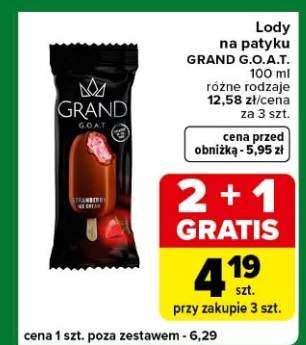 Lody na patyku różne rodzaje