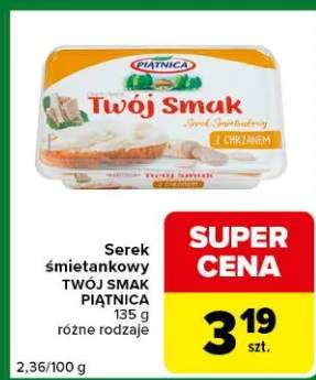 Serek śmietankowy różne rodzaje