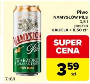 Piwo Namysłów Pils