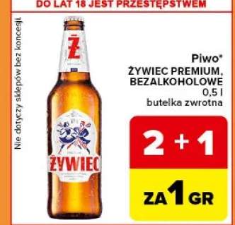 Piwo premium. bezalkoholowe butelka zwrotna