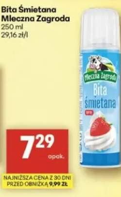 śmietana w sprayu