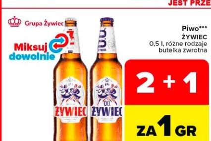 Piwo Żywiec 0,5l różne rodzaje butelka zwrotna