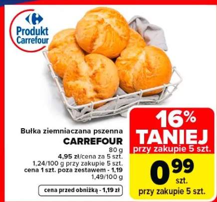 Bułka ziemniaczana pszenna