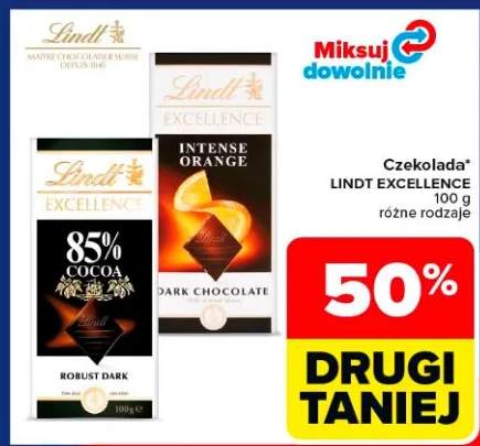 Czekolada Excellence różne rodzaje