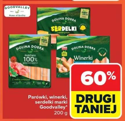 Parówki, winerki, serdelki marki Goodvalley