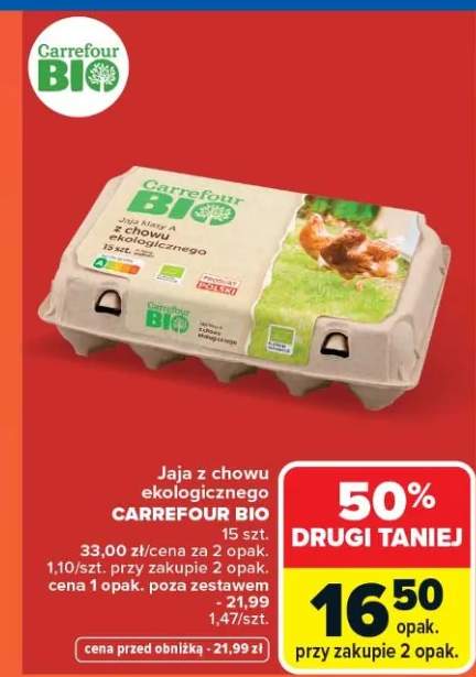 Jaja z chowu ekologicznego