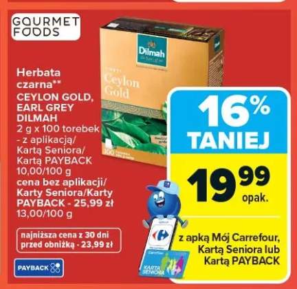 Herbata czarna ceylon gold, earl grey, english breakfast