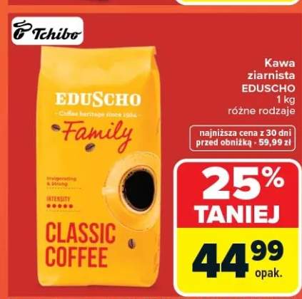 Kawa ziarnista eduscho family classic coffee