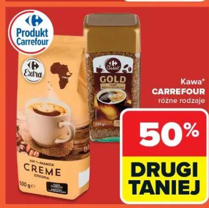 Kawa carrefour extra różne rodzaje