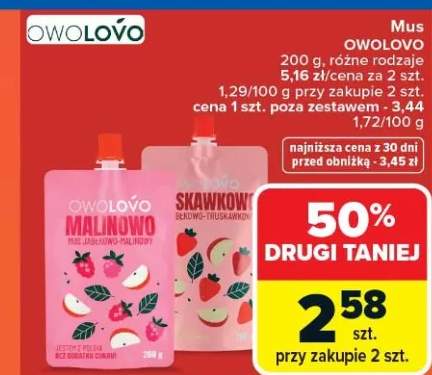 Mus malinowo-truskawkowy