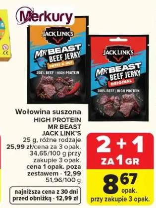 Wołowina suszona High Protein Mr Beast