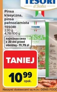 Pinsa klasyczna, pinsa pełnoziarnista