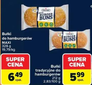 Bułki do hamburgerów maxi