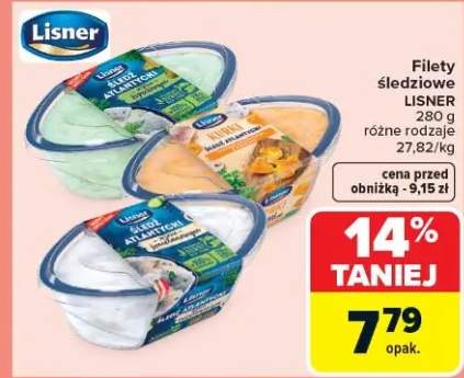 Filety śledziowe różne rodzaje