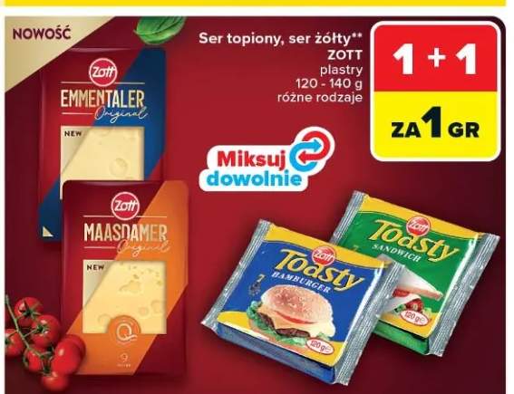 Ser topiony, ser żółty