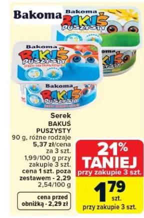 Serek bakuś puszysty