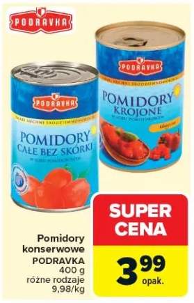 Pomidory konserwowe różne rodzaje