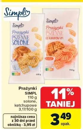 Prażynki pszenne solone