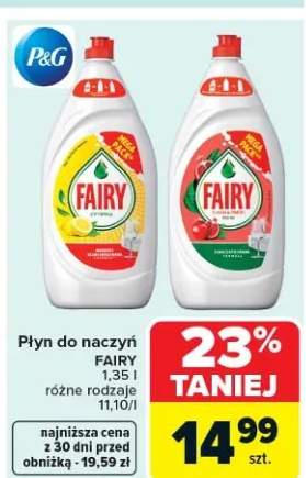 Płyn do naczyń Fairy różne rodzaje