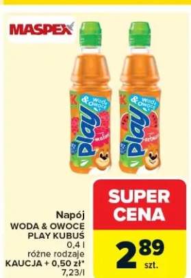 Napój woda & owoce Play Kubuś