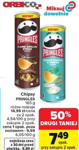 Chipsy różne rodzaje