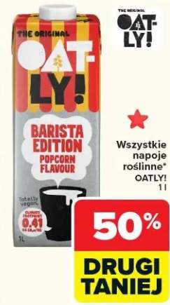 Napój roślinny Oatly Barista Edition Popcorn Flavour