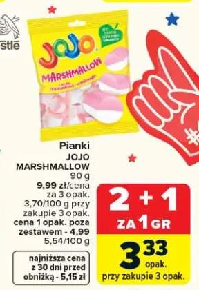 Pianki jojo marshmallow