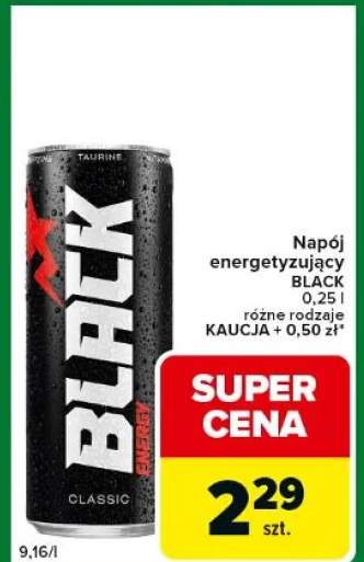 Napój energetyzujący Black