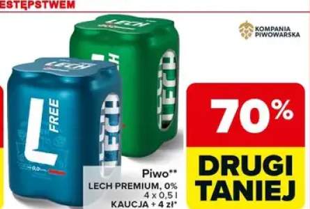 Piwo Lech Premium 0%